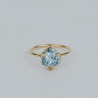 Prong Set Gemstone Ring - Aquamarine