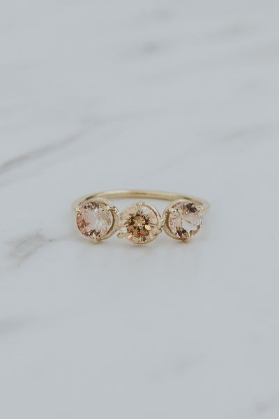 Triplet Ring - Sunstone