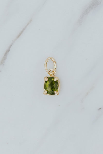 Necklace Charm - Vesuvianite Garnet
