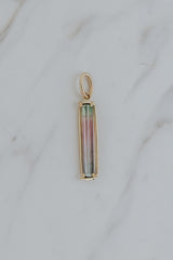 Necklace Charm - Tourmaline Column thumbnail
