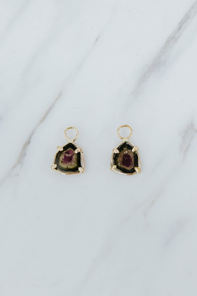 Earring Charms - Watermelon Tourmaline | GF