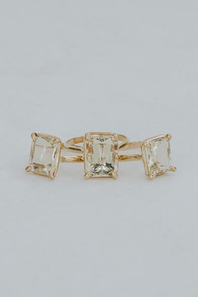 Prong Set Ring - Feldspar | GF