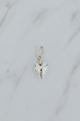 Wings Hawaii puffed heart necklace charm in sterling silver. Fine jewelry expertly handcrafted in Maui. Modern charm necklaces made in Hawaii. 