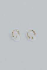 Tiny Puka Hoop Earrings