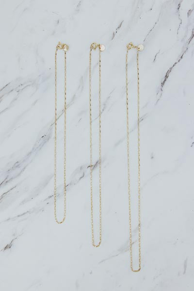 Rectangle Link Chain Necklace | GF