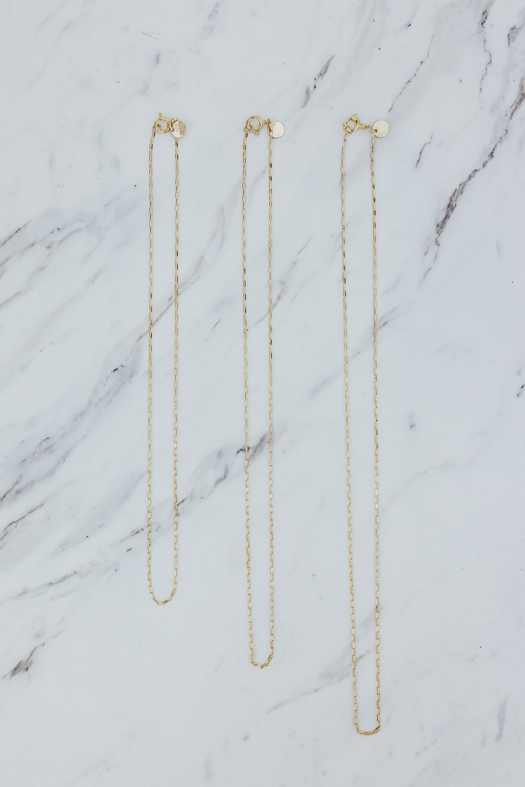 Rectangle Link Chain Necklace | GF