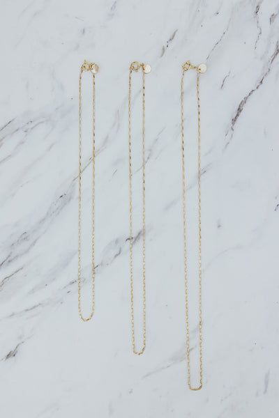 Rectangle Link Chain Necklace | GF
