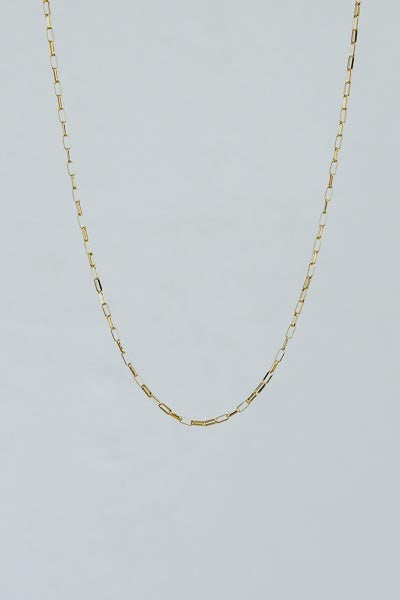 Rectangle Link Chain Necklace | GF