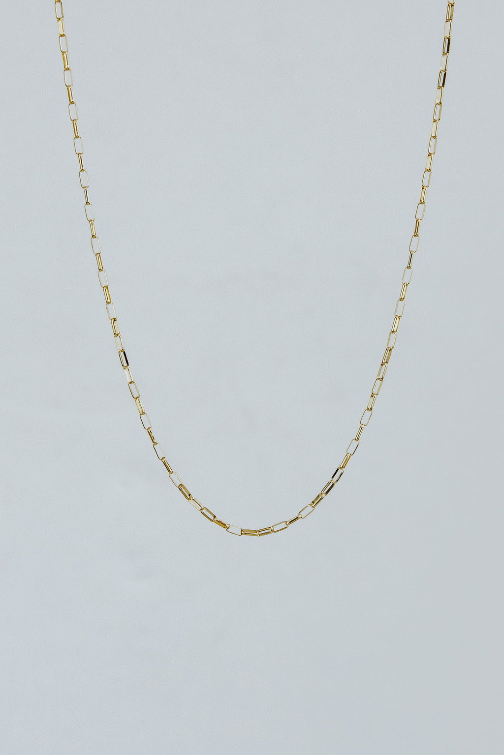 Rectangle Link Chain Necklace | GF