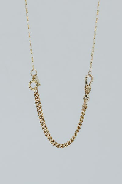 Rectangle Link Chain Necklace | GF