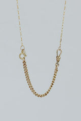 Rectangle Link Chain Necklace | GF thumbnail