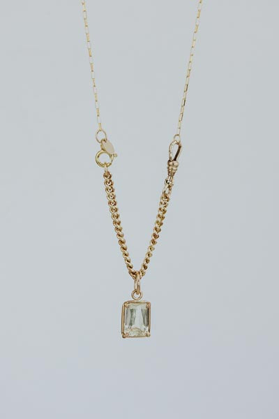 Rectangle Link Chain Necklace | GF