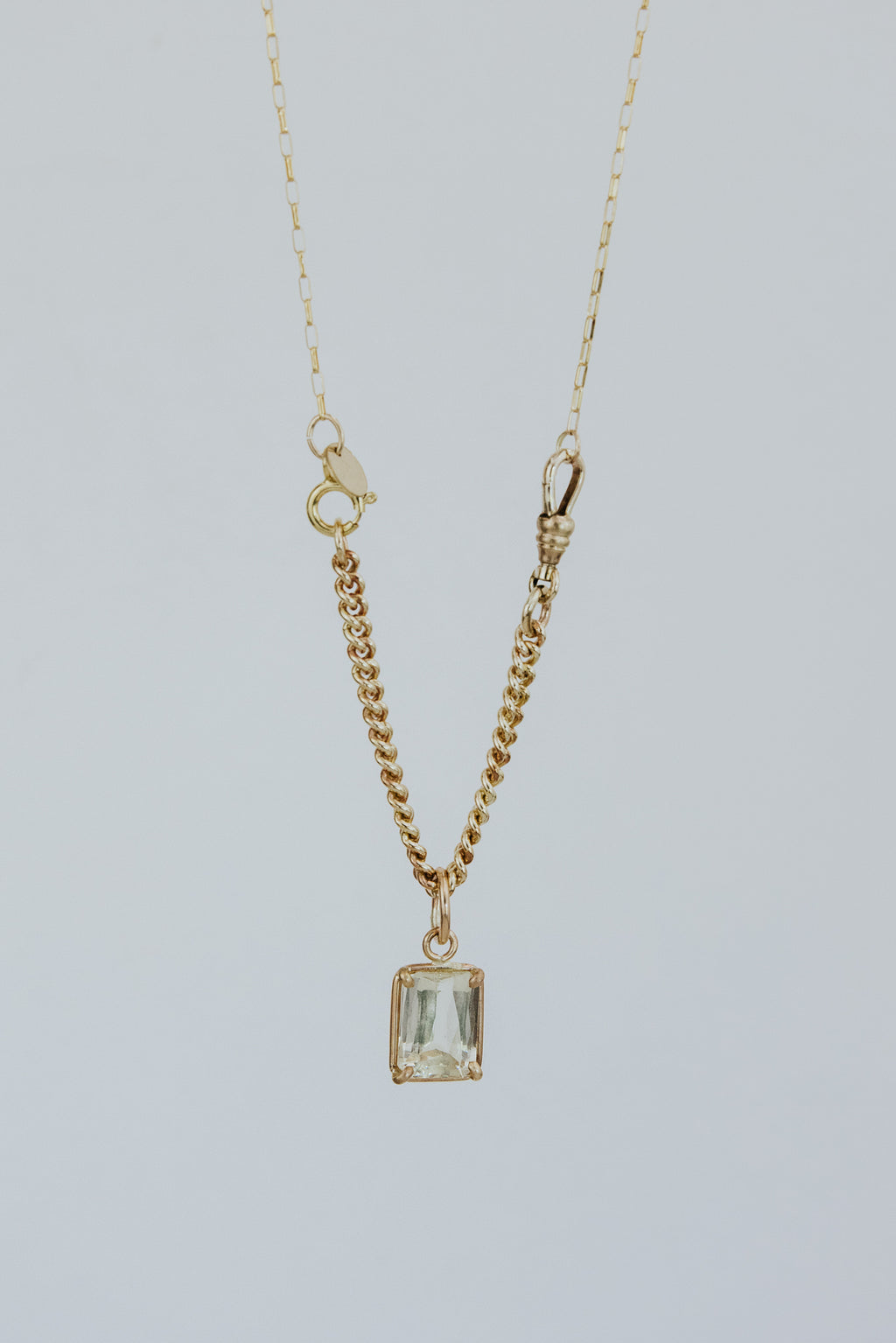 Rectangle Link Chain Necklace | GF