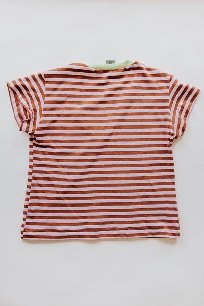 Vintage Stripe V-Neck