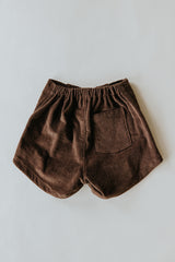 Retro Pocket Shorts - Brown Corduroy thumbnail