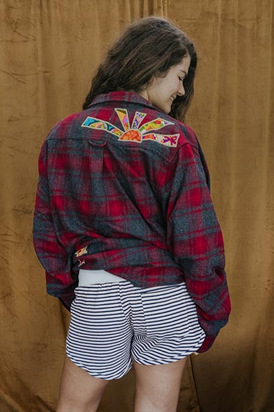 Vintage Stripe Tee - Blue