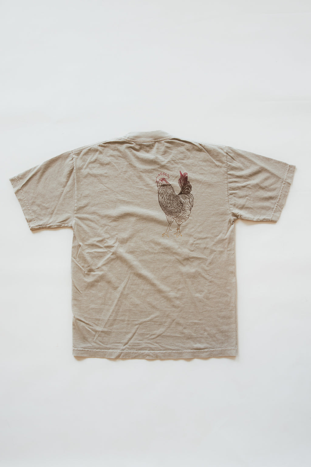 Men's Rooster Tee - Mushroom