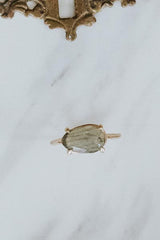 Rose CutGemstone Ring - Labradorite thumbnail