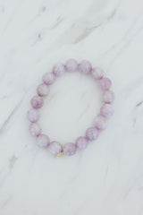 Gem Stretch Bracelet Large - Kunzite thumbnail