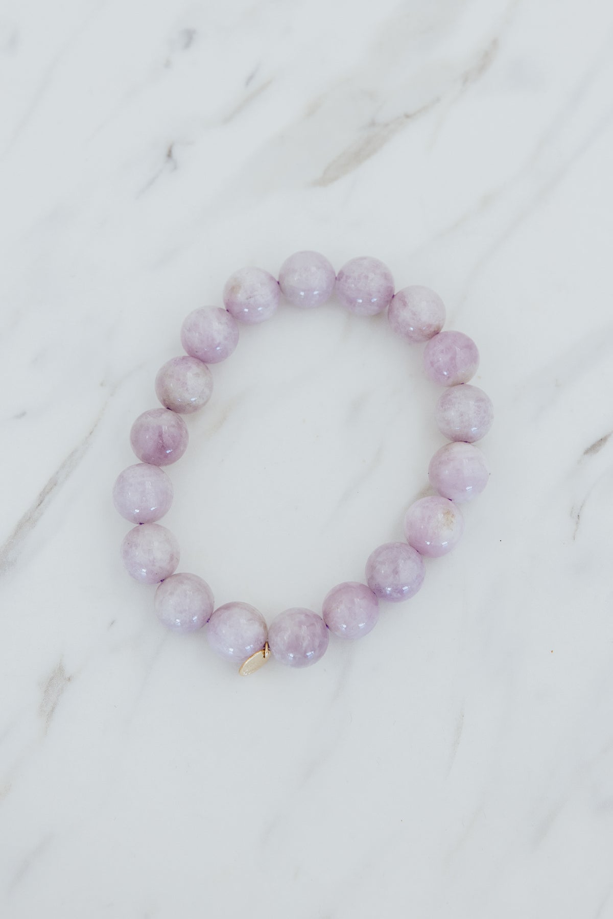 Gem Stretch Bracelet Large - Kunzite