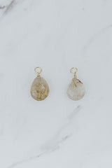 wings hawaii rutilated quartz charms for hoop earrings 14k gold fill thumbnail