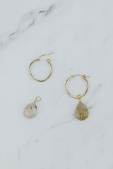 wings hawaii rutilated quartz charms for hoop earrings 14k gold fill thumbnail