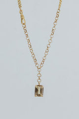 Rutilated Quartz FOB Necklace thumbnail