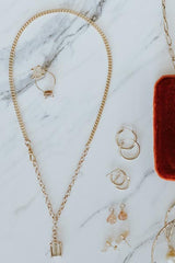 Rutilated Quartz FOB Necklace thumbnail