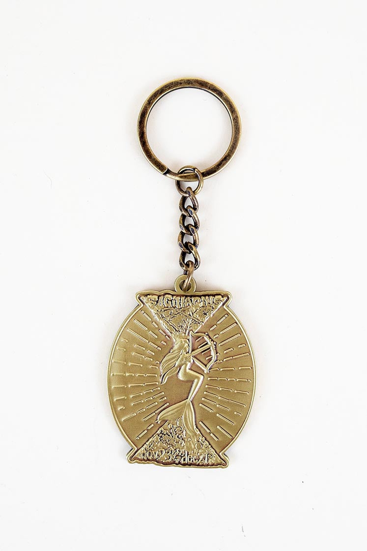 Wings Hawaii zodiac mermaid keychain Sagittarius
