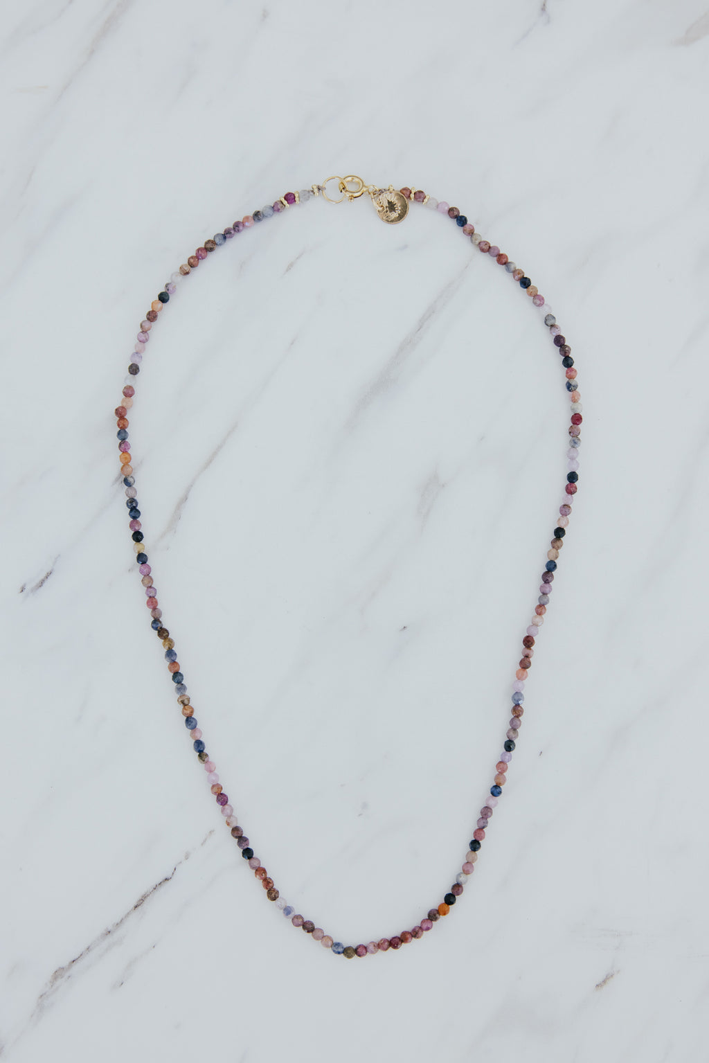 Wings Hawaii Wanderlust Tourmaline thin colorful beaded strand necklace or bracelet. Fine jewelry handmade in Maui. 