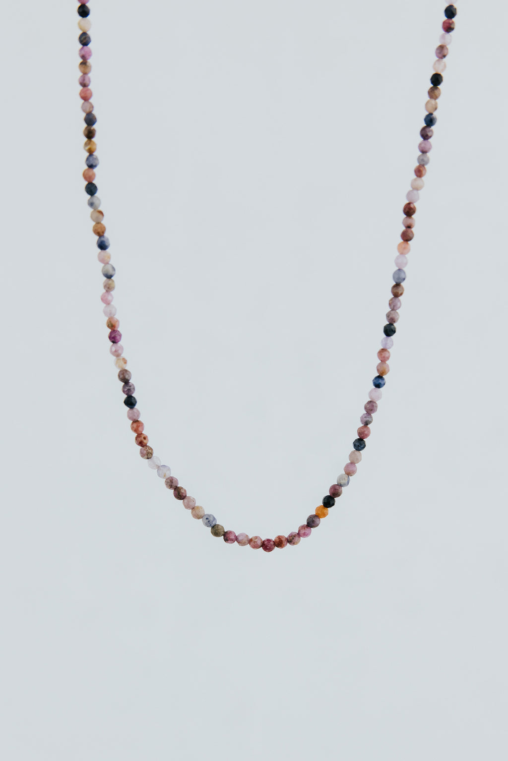 Wings Hawaii Wanderlust Tourmaline thin colorful beaded strand necklace or bracelet. Fine jewelry handmade in Maui. 