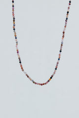 Wings Hawaii Wanderlust Tourmaline thin colorful beaded strand necklace or bracelet. Fine jewelry handmade in Maui.  thumbnail