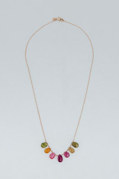 Sapphire Crown Jewels Necklace