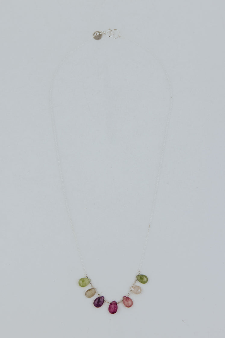 Sapphire Crown Jewels Necklace