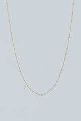 wings hawaii satellite curb necklace chain in 14k yellow gold. Made in Maui fine jewelry  thumbnail