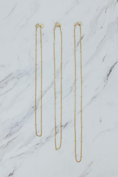 Luxe Satellite Chain Necklace | GF