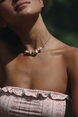 Shell Lei Choker - Tahitian Pearl thumbnail