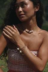 Shell Lei Choker - Tahitian Pearl thumbnail