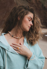 Shell Pile Necklace - Tahitian Pearl thumbnail