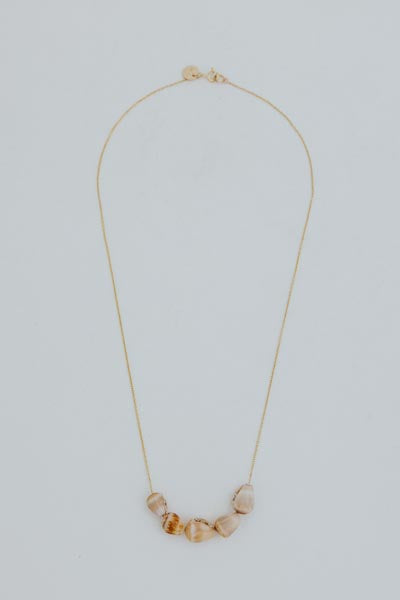 Mini Cone Shell Sliding Necklace