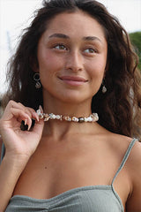 Shell Pile Necklace - Tahitian Pearl thumbnail