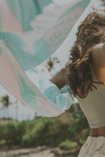 Turkish Towel - Pearly Shells