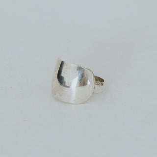 Silver Tapered Band Ring