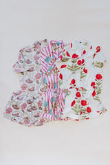 Block Print Pajama Sets - Short Sleeve thumbnail