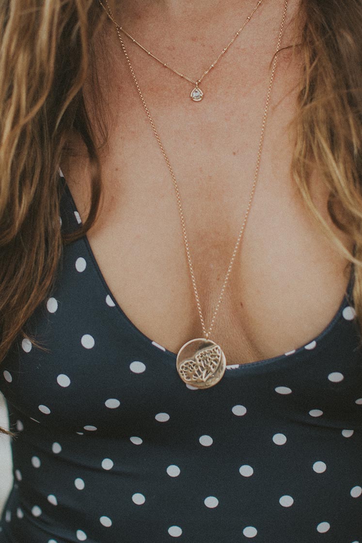 Gold Wings Necklace Made on Maui