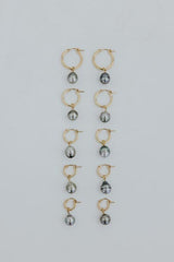 Charm Hoops - Baroque Tahitian Pearl thumbnail
