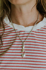 Model wearing Wings Hawaii Stolen Heart Necklace thumbnail