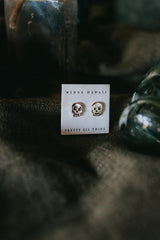 Skull Girl Stud Earrings thumbnail