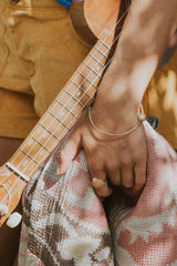 Ti Leaf Bangle - South Seas Pearl thumbnail