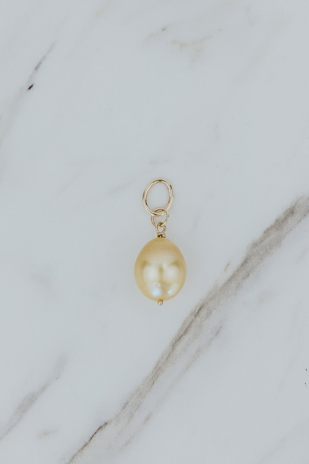 Necklace Charm - Pearls | 14k